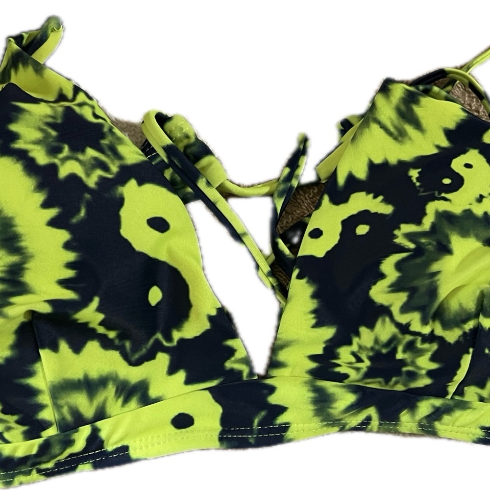 Vibrant Tie-Dye Bikini Top